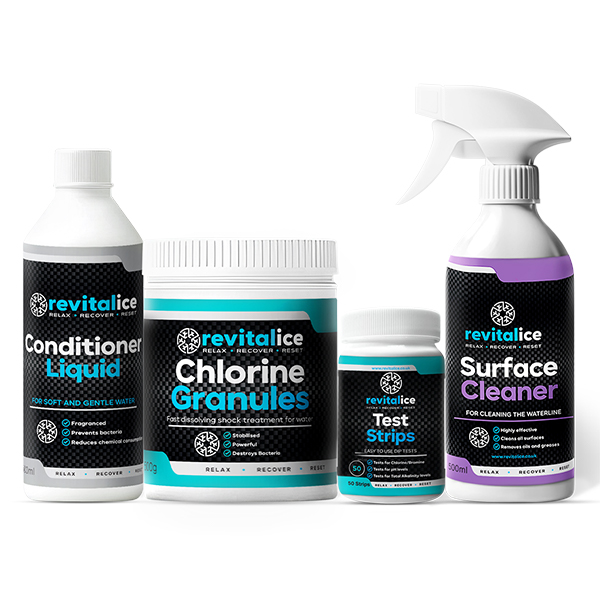 Revitalice Ice Bath Chemical and Cleaning Kit